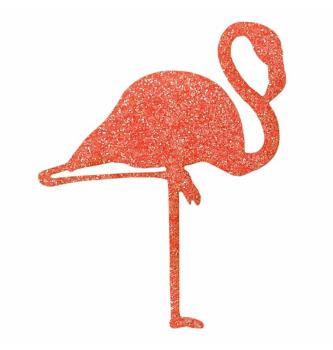 Prišivak Flamingo