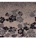 Jacquard Cvijeće | tamnoplava/roza | 70%PL / 25%CO / 5%EA