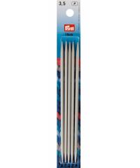 PRYM Igle za pletenje kratke od aluminija | 15cm | 3,5mm 191364