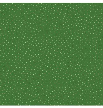 Patchwork tkanina Yuletide Spot Green | 110cm