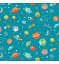 Patchwork tkanina Planet blue | 110cm