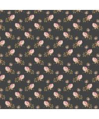 MAKOWER Patchwork tkanina Moonstone Clover Coal | 110cm 2/9451K