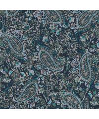 Verhees Viskozni jersey Barokni paisley | tamnoplava | digitalni tisak | 95%VI / 5%EL 09909.008