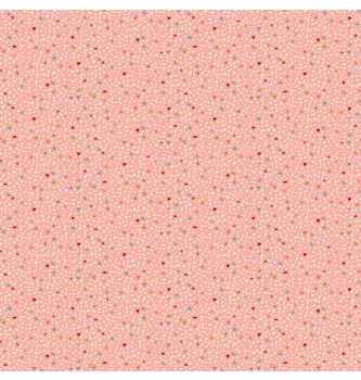 Patchwork tkanina Amelia Sprinkles pink | 110cm