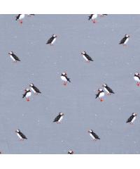 Nooteboom GOTS Jersey Puffins | sivoplava | digitalni tisak | 95%CO / 5%EL 18638.006