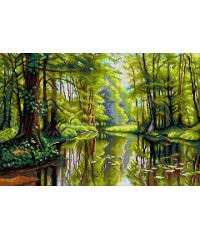 ORCHIDEA Goblen Jezero u šumi | Peder Mork Monsted | 40x60cm 3253Q