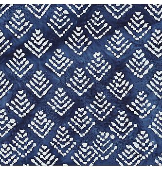 Popelin Batik Strelice | indigo | 100%CO