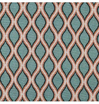 Jacquard Retro | plavozelena | 80%PL / 20%CO