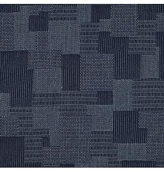 Jeans Jacquard Sashiko | indigo | 70%CO / 30%PL