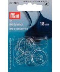 PRYM Dodaci za grudnjak | 18mm | prozirni | 10kom 991913