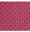 Popelin Ornament oriental | metalik | magenta | 100%CO