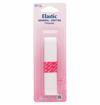 Elastika 20mm, 1m, bijela