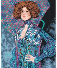 ORCHIDEA Goblen Emile Floge | Gustav Klimt | 40x50 cm 2193M