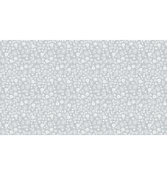 Patchwork blago Doodle Ditzy Pewter | 110cm