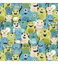 Patchwork blago Aliens green | 110cm