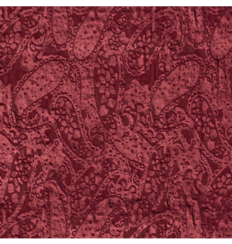 Žamet Paisley | bordo | 63%PL / 27%PA / 10%EL