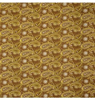 Poplin Paisley | rjava | 100%CO