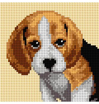 Gobelin Beagle | 15x15cm