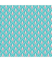 Nooteboom Poplin Abstraktne kaplje | aqua | 100%CO 15827.004