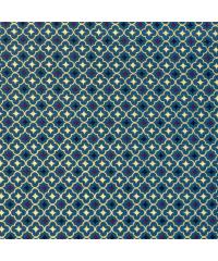 Nooteboom Poplin Ornament oriental | metalik | petrolej | 100%CO 22724.024