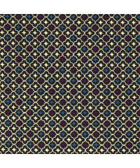 Nooteboom Poplin Ornament oriental | metalik | temnomodra | 100%CO 22724.008