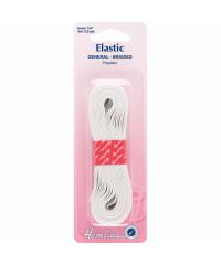 HEMLINE Elastika | 6mm x 5m | bela 620.6