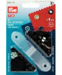 PRYM Ringlice | crne | 5mm | 40 kom 542371